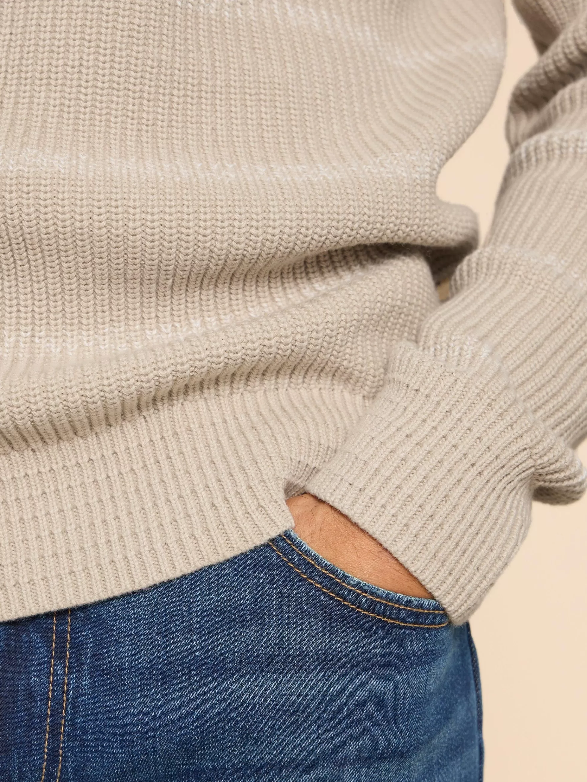 Store Breton Funnel Neck Jumper Jumpers And Cardigans