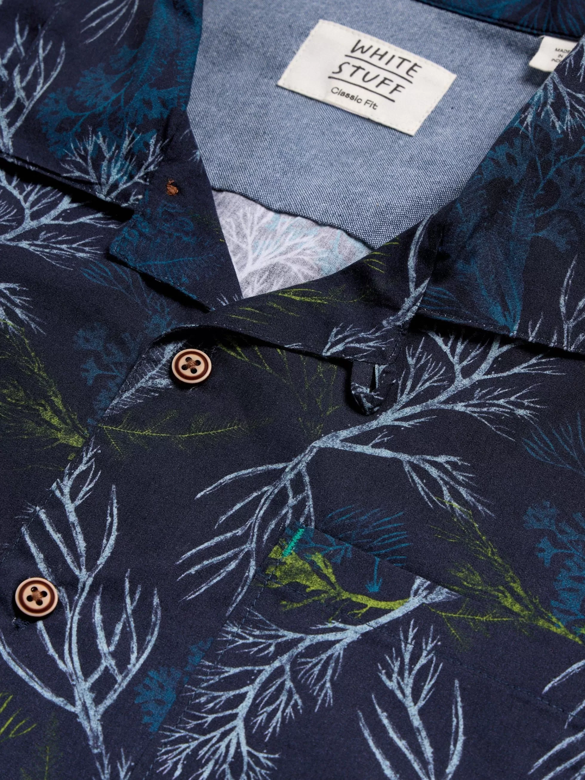 Hot Crab Printed Ss Shirt Shirts